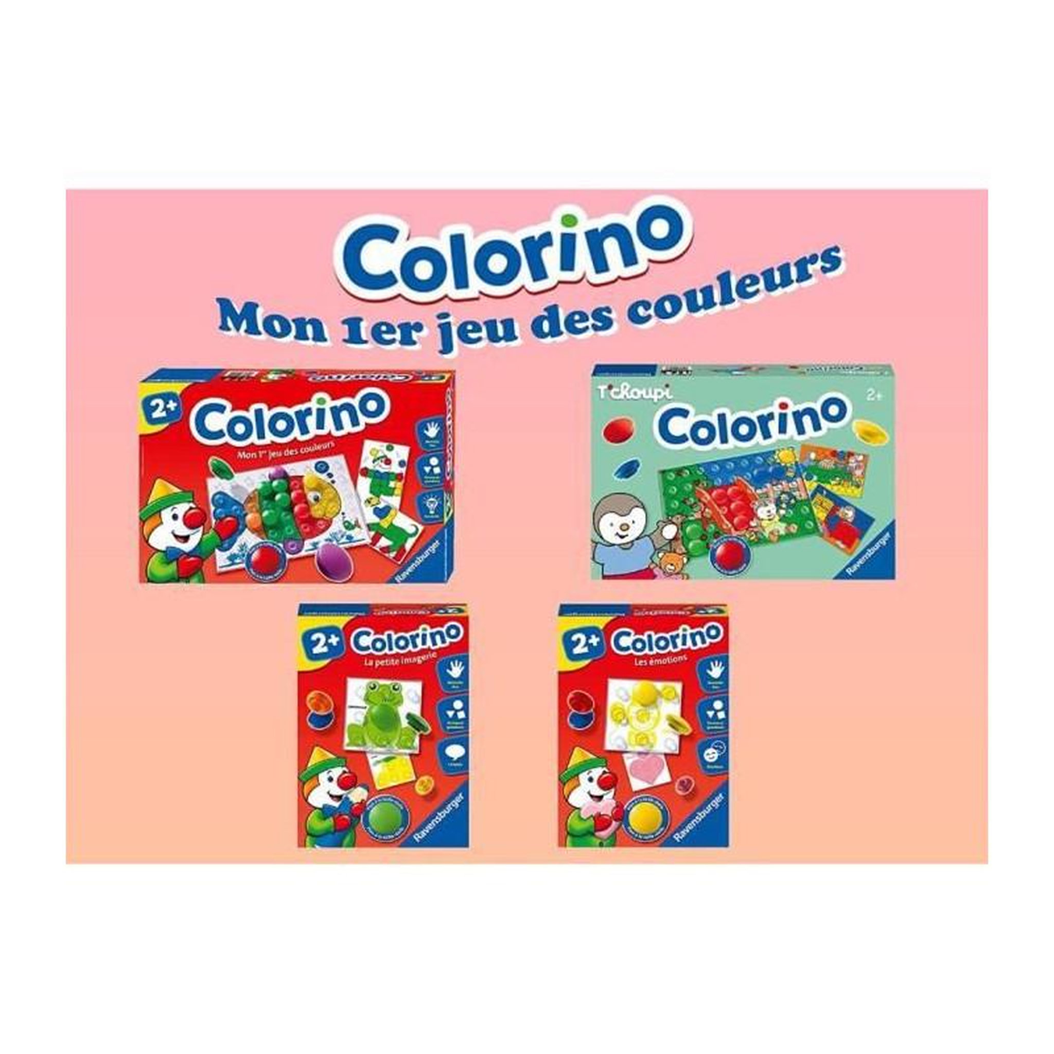 Voir la diapositive 4 : RAVENSBURGER Ravensburger - Colorino Ma premiere mosaique