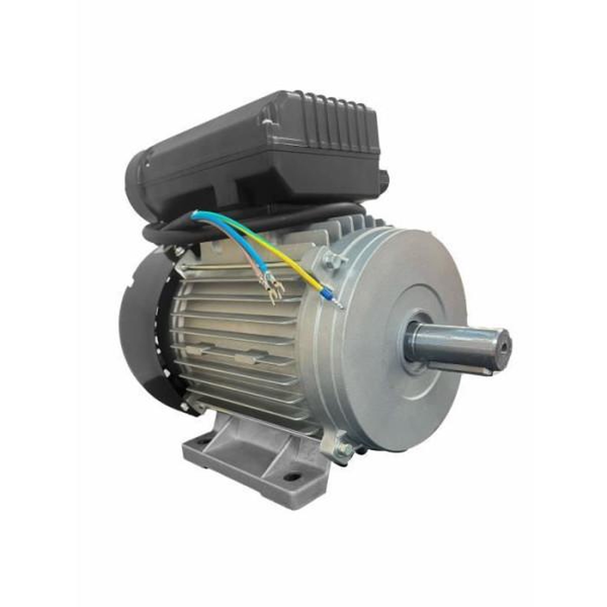 Voir la diapositive 3 : DOMAC Moteur électrique 3cv/230v avec poulie - domac