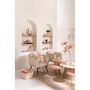 Voir la diapositive 4 : Paris Prix Lot de 3 Tables Gigognes  Obi  56cm Vieux Rose