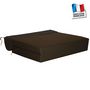 Voir la diapositive 2 : Chauffeuse convertible 1 place en tissu uni CHAPI