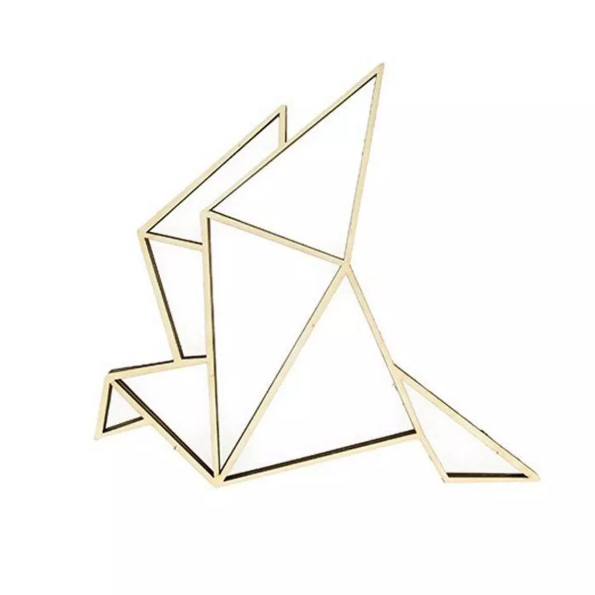 Artemio Silhouette en bois MDF - Cocotte en origami