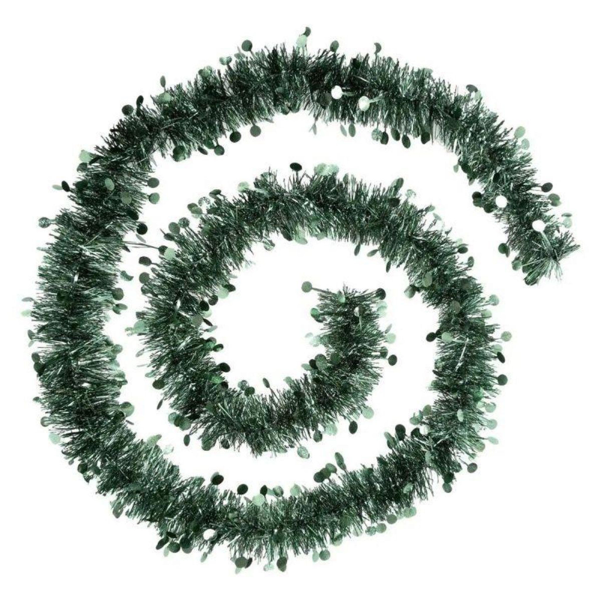 Eden Guirlande de noel pastilles 4 plis. Coloris disponibles : Marron, Rouge, Vert, Bleu, Blanc