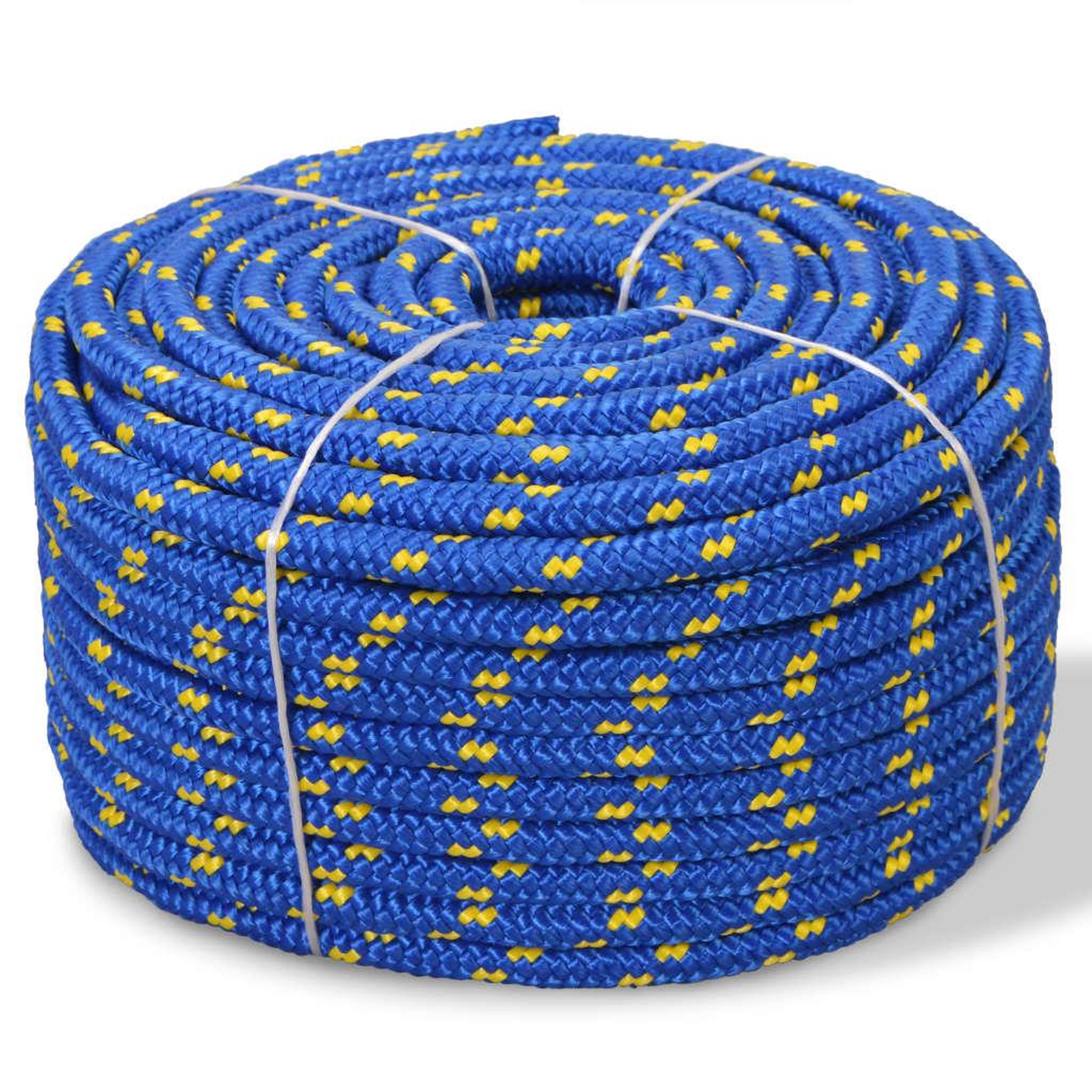 VIDAXL Corde de bateau Polypropylene 8 mm 100 m Bleu