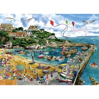 Puzzle 4000 pièces : Bon temps sur le port - Jeux et jouets Anatolian -  Avenue des Jeux