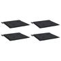 Voir la diapositive 3 : VIDAXL Coussins de chaise jardin lot de 4 noir 40x40x3 cm tissu oxford