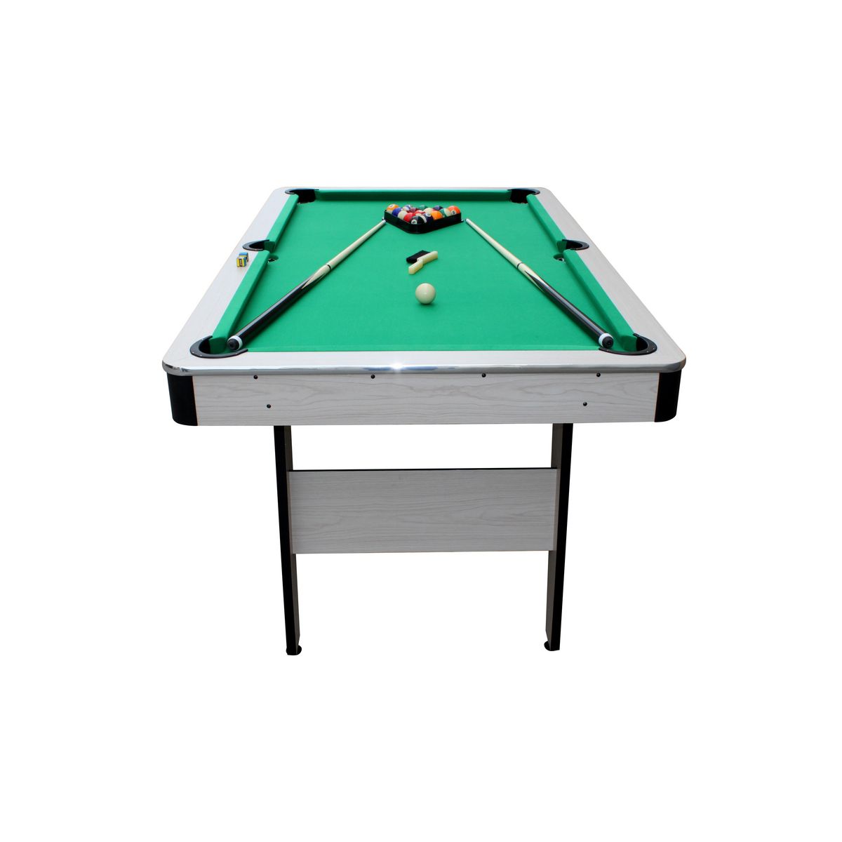 CONCEPT USINE Billard américain en bois avec accessoires inclus ORLANDO