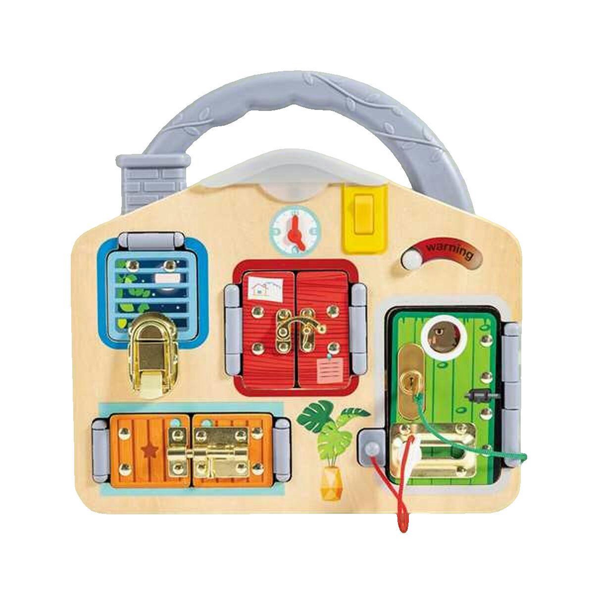 Voir la diapositive 3 : Hape Jeu d'éveil Hape Lock & Learn multicolore