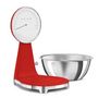 Voir la diapositive 4 : SMEG Balance de cuisine électronique 5kg-1g rouge - KSF01RDWW
