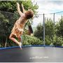 Voir la diapositive 5 : JUMP4FUN Trampoline de jardin ø 305 cm- 10FT- Filet intérieur, Matelas de protection et Echelle
