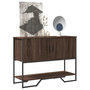 Voir la diapositive 3 : VIDAXL Table console chene marron 100x35x74,5 cm bois d'ingenierie