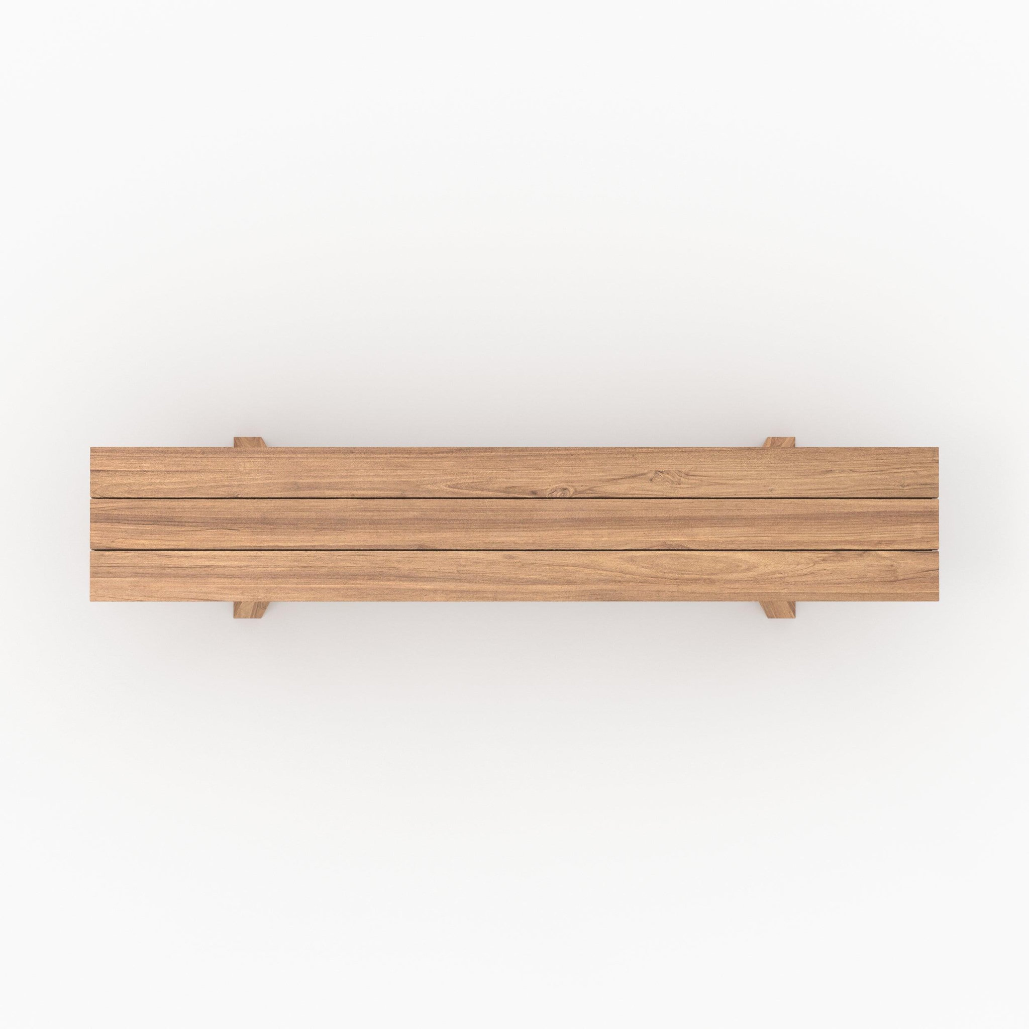 Voir la diapositive 6 : MAISON PAVANE Banc de jardin en bois de teck 4 personnes-soraya