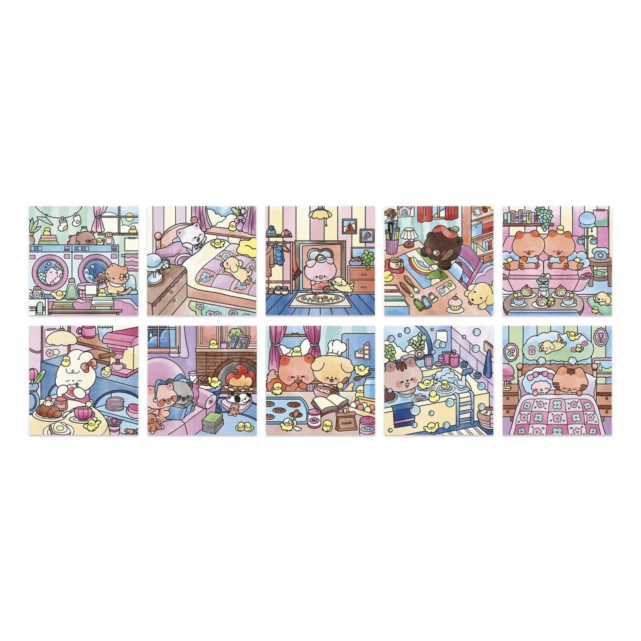 Voir la diapositive 2 : JANOD Cosy painting - sweet little home