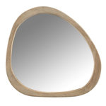 Paris Prix Miroir Mural en Bois  Iregular  63cm Naturel