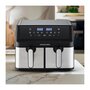 Voir la diapositive 3 : Arthur Martin Friteuse sans huile - ARTHUR MARTIN - Airfryer AMPF9 - 2 cuves de 4,5L - 2000W - Affichage LED