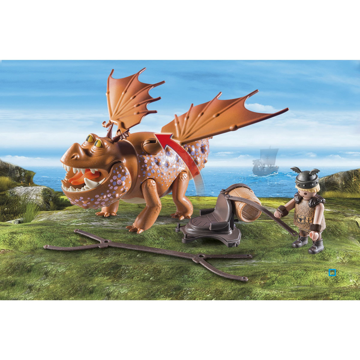 PLAYMOBIL 9460 - Dragons - Varek et Bouledogre