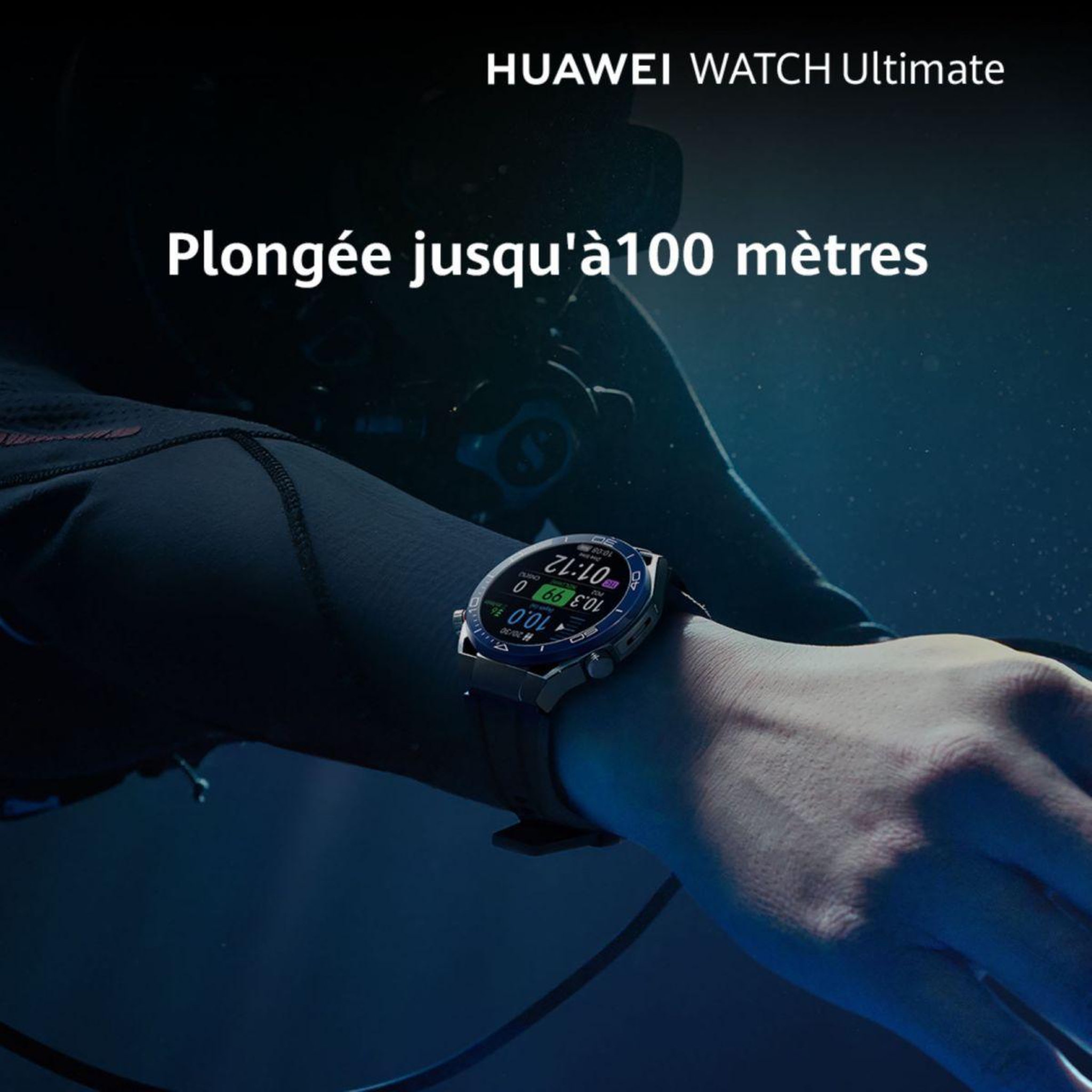 Voir la diapositive 4 : HUAWEI Montre connectée Watch Ultimate Vert