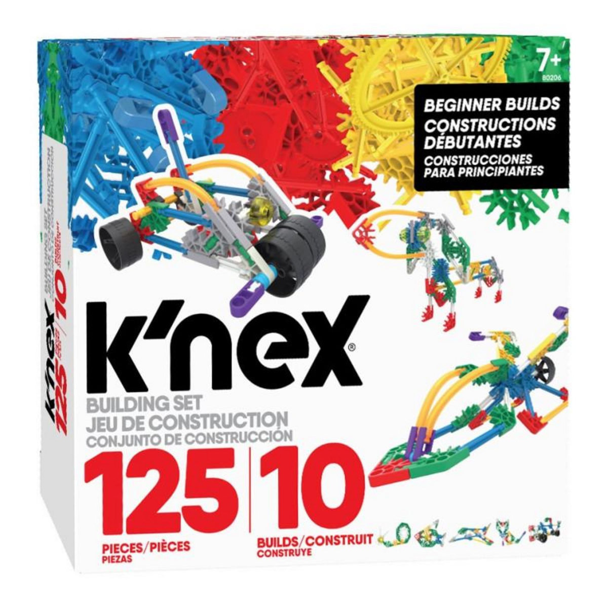 K'NEX K'Nex Building Set 10 Models, 125 pcs. 37539
