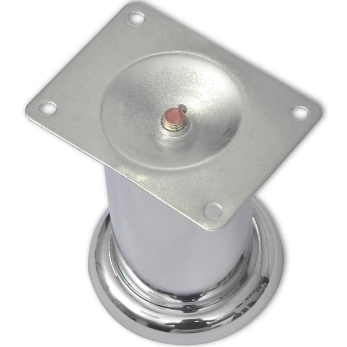 VIDAXL Pieds ronds de canape 8 pcs Chrome 60 mm