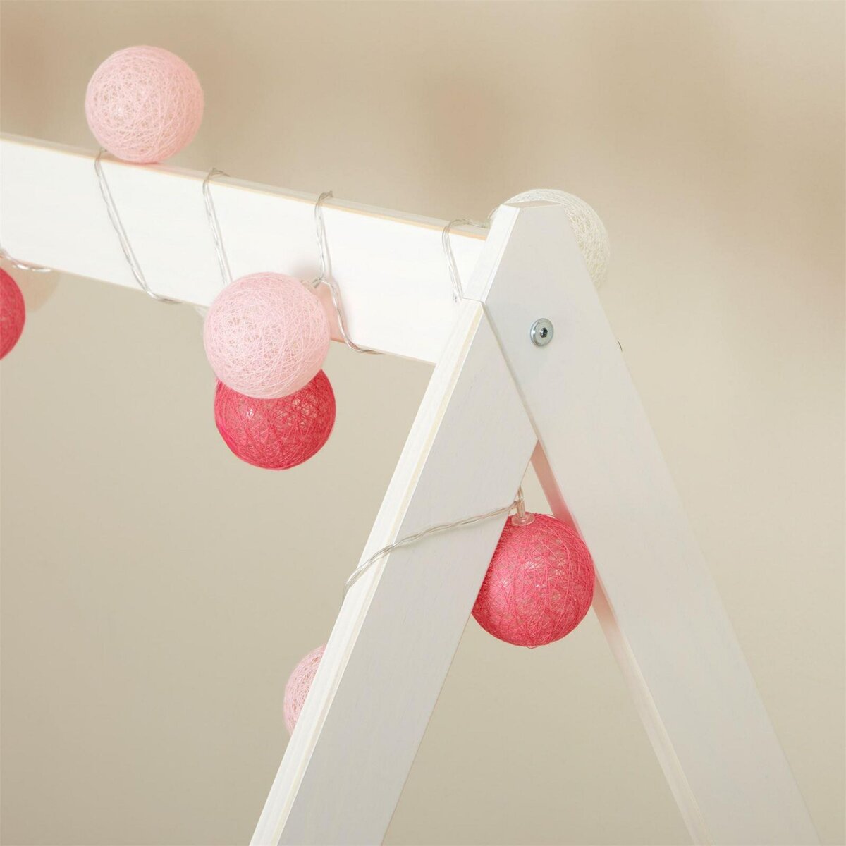 IDIMEX Lit cabane LUSIA 80 x 160 cm, en pin massif