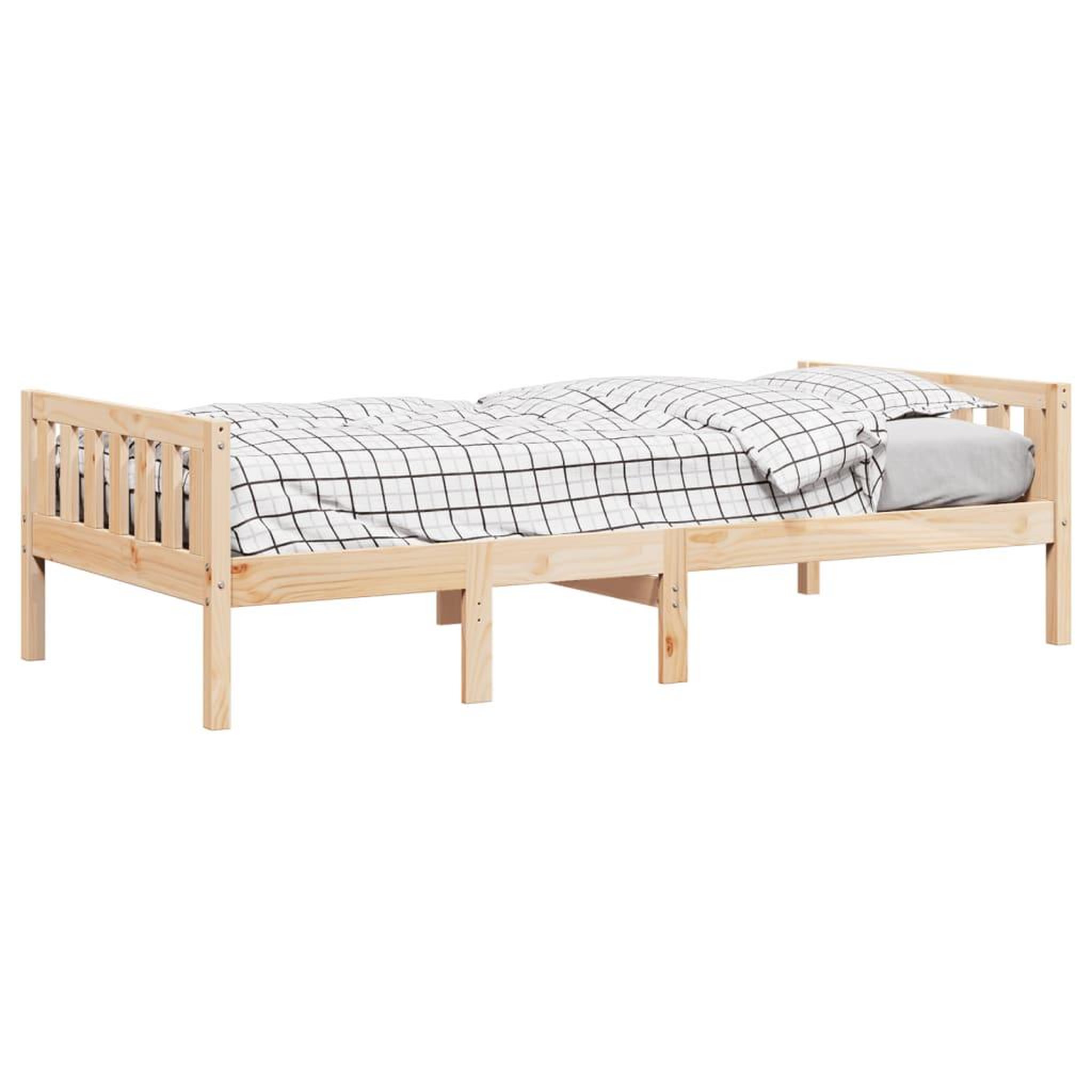 Voir la diapositive 4 : VIDAXL Lit pour enfants sans matelas 80x200 cm bois de pin massif