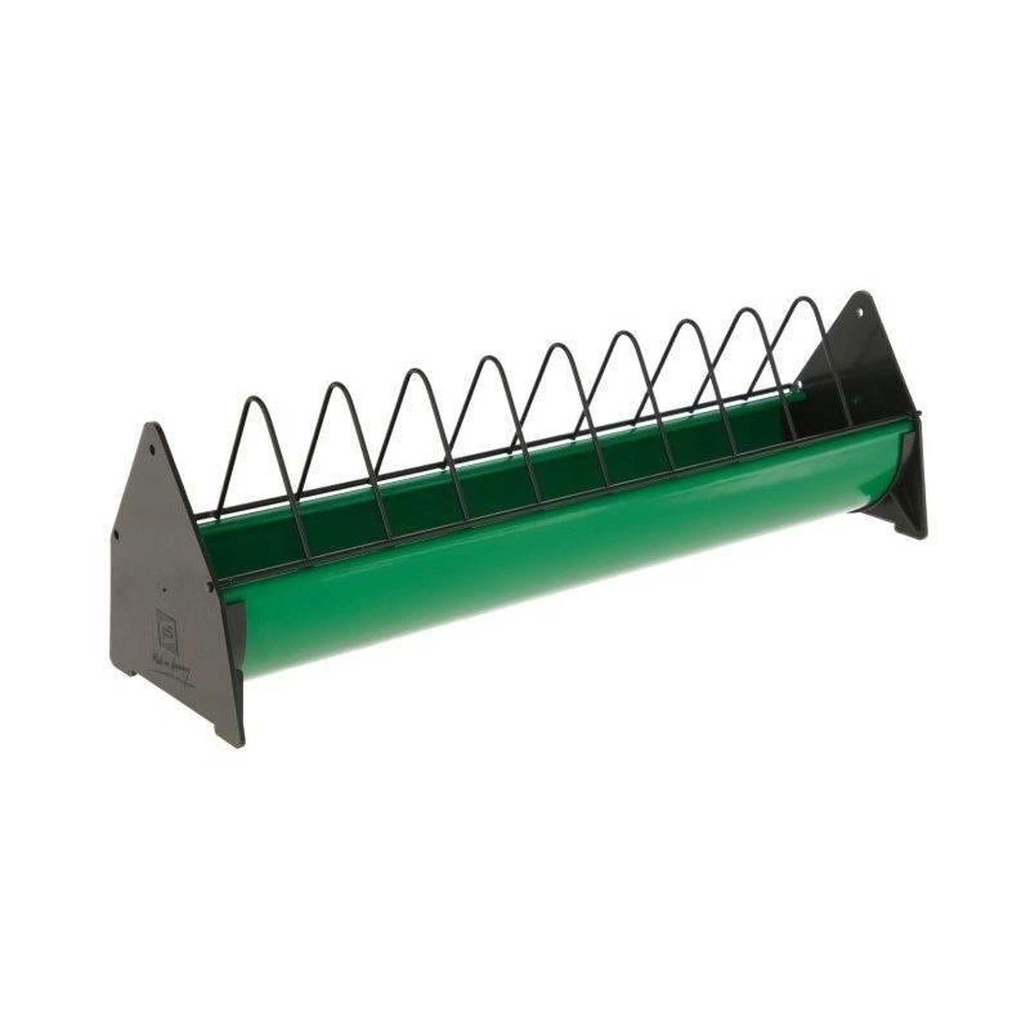 KERBL Mangeoire jeunes poules - KERBL - Vert / Noir, 50 x 10 cm