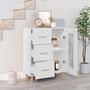 Voir la diapositive 3 : VIDAXL Buffet blanc 69,5x34x90 cm bois d'ingenierie