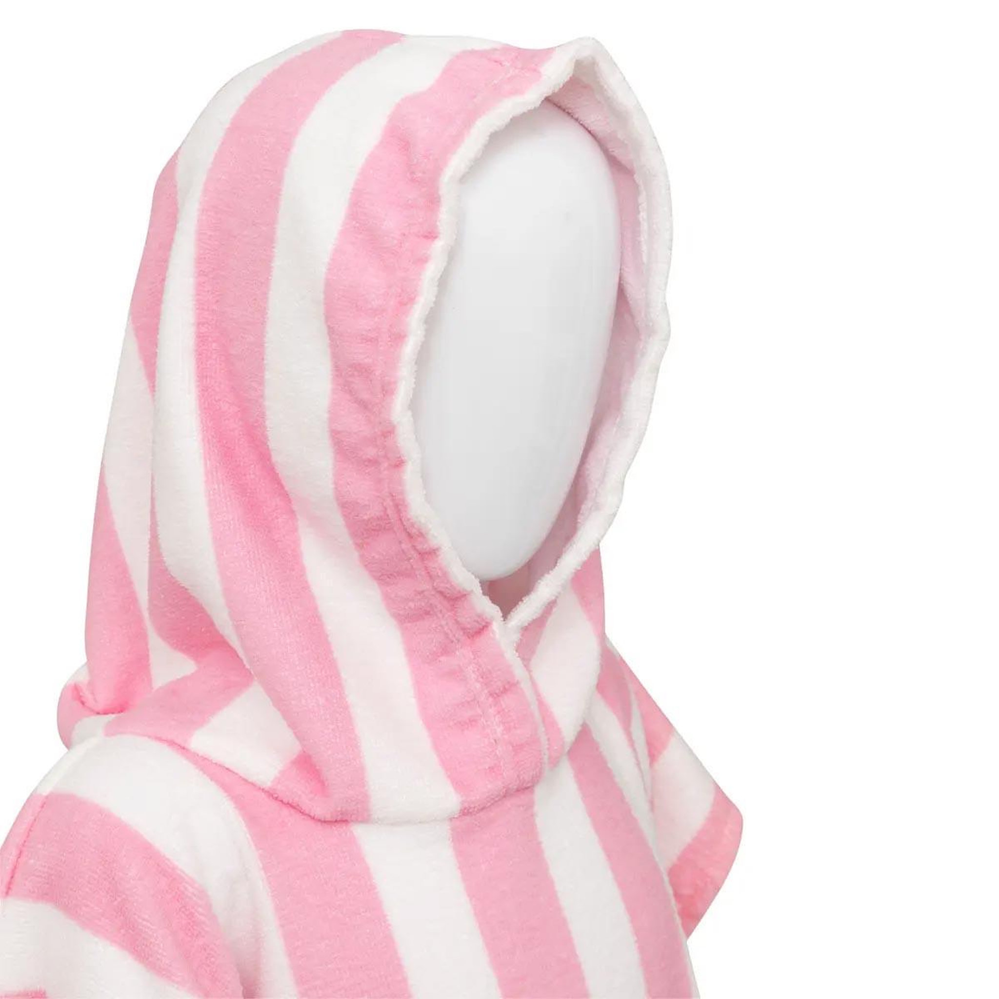 Voir la diapositive 2 : Atmosphera Kids Poncho de plage enfant  wili  55x70cm rose