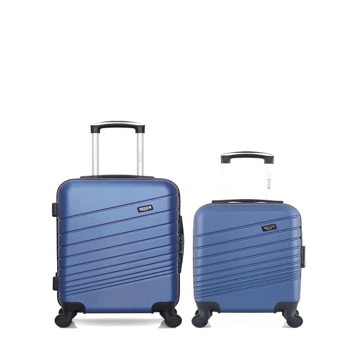 WAVE PARIS Lot de 2 - Valises cabine et cabine XXS TIGRE