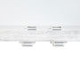 Voir la diapositive 3 : ATMOSPHERA Vitrine 4 Portes en Bois  Olbia  190cm Blanc