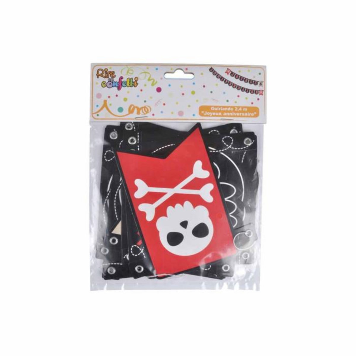 Paris Prix Guirlande Lettre Déco  Pirates  2m Noir