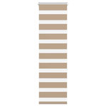 VIDAXL Store zebre marron sable largeur du tissu 35,9 cm polyester