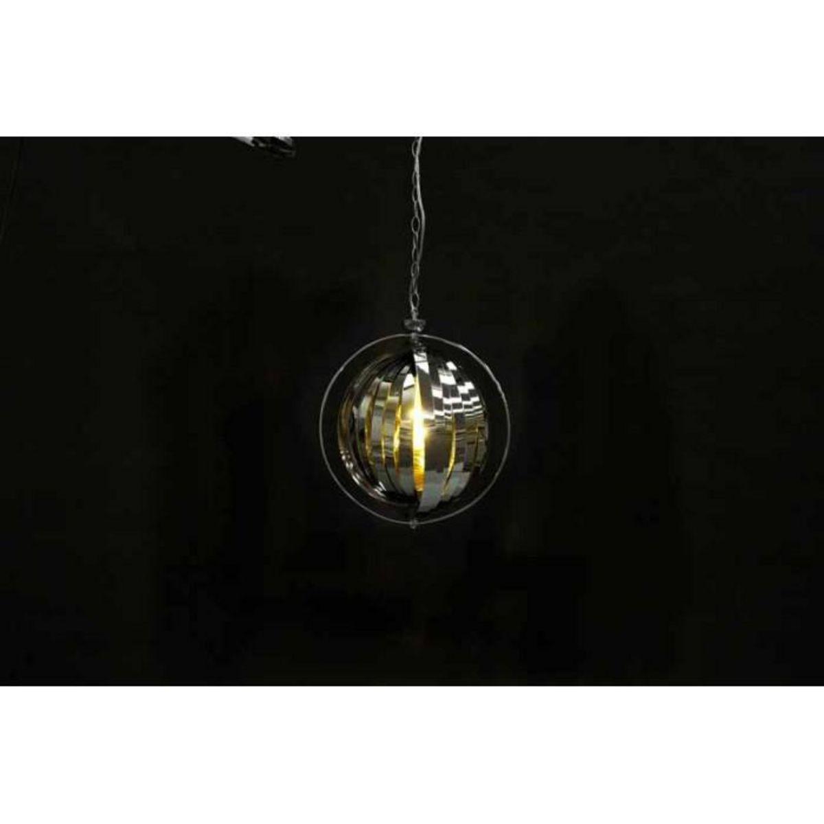 Paris Prix Lampe Suspension  Sphère  40cm Chrome