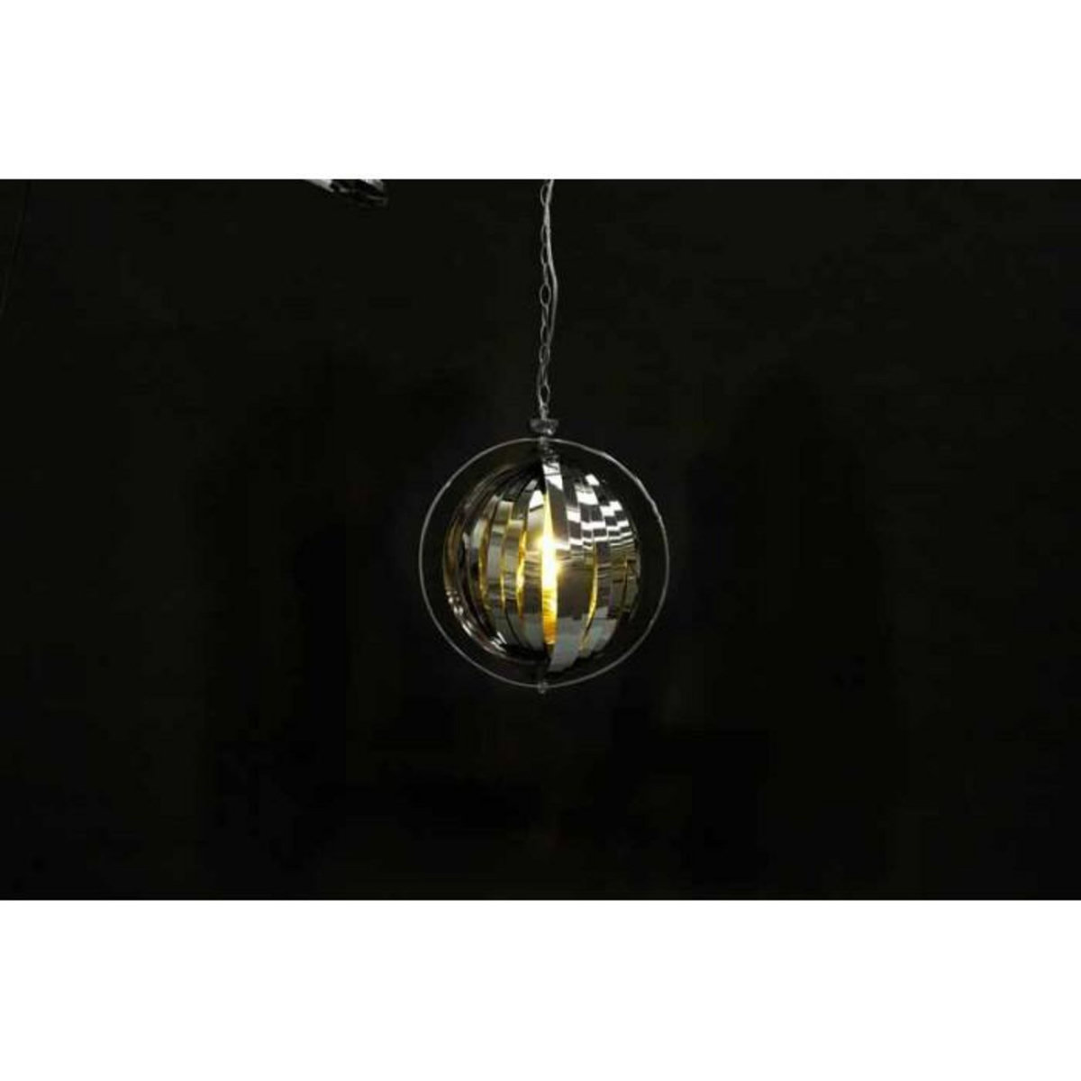 Paris Prix Lampe Suspension  Sphère  40cm Chrome