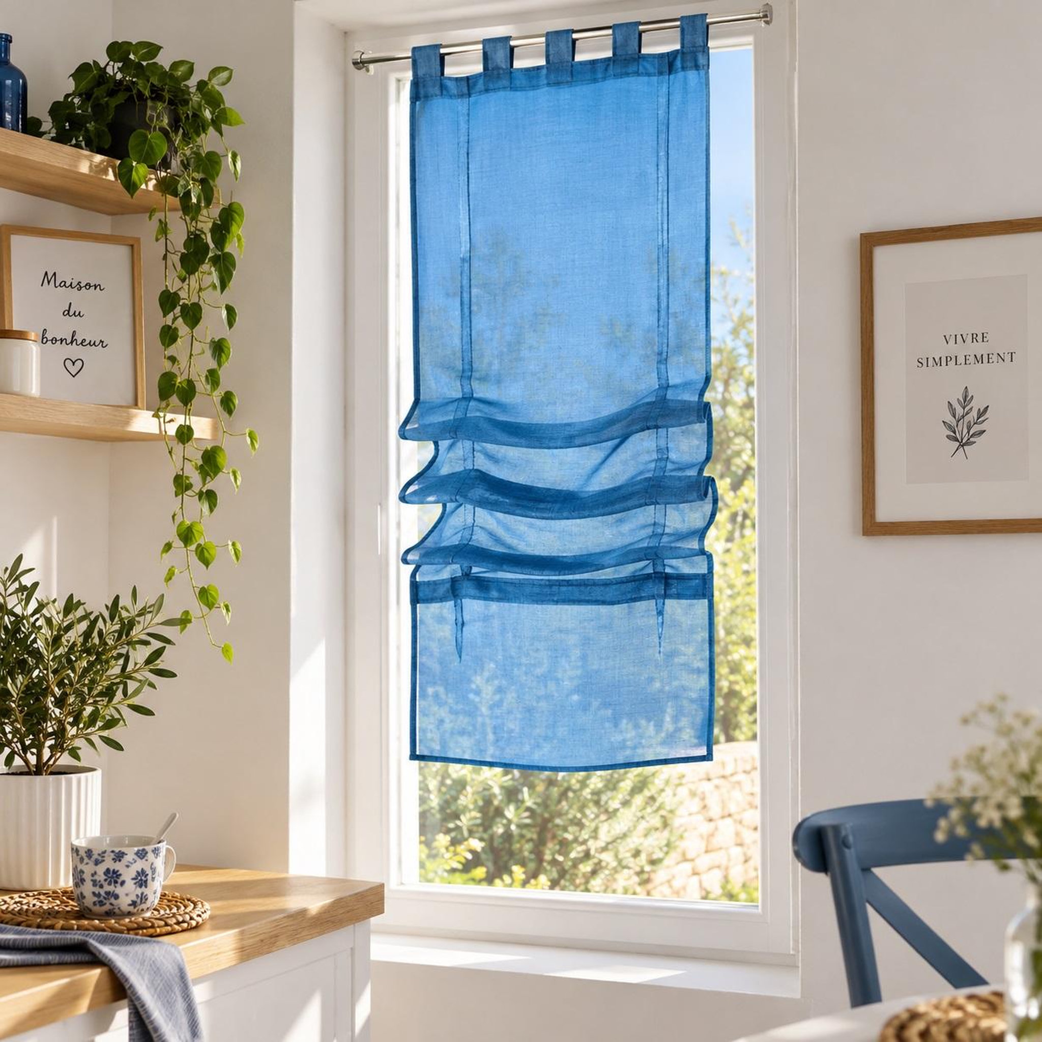 Voir la diapositive 2 : Eden Store droit passants voile sable pointille