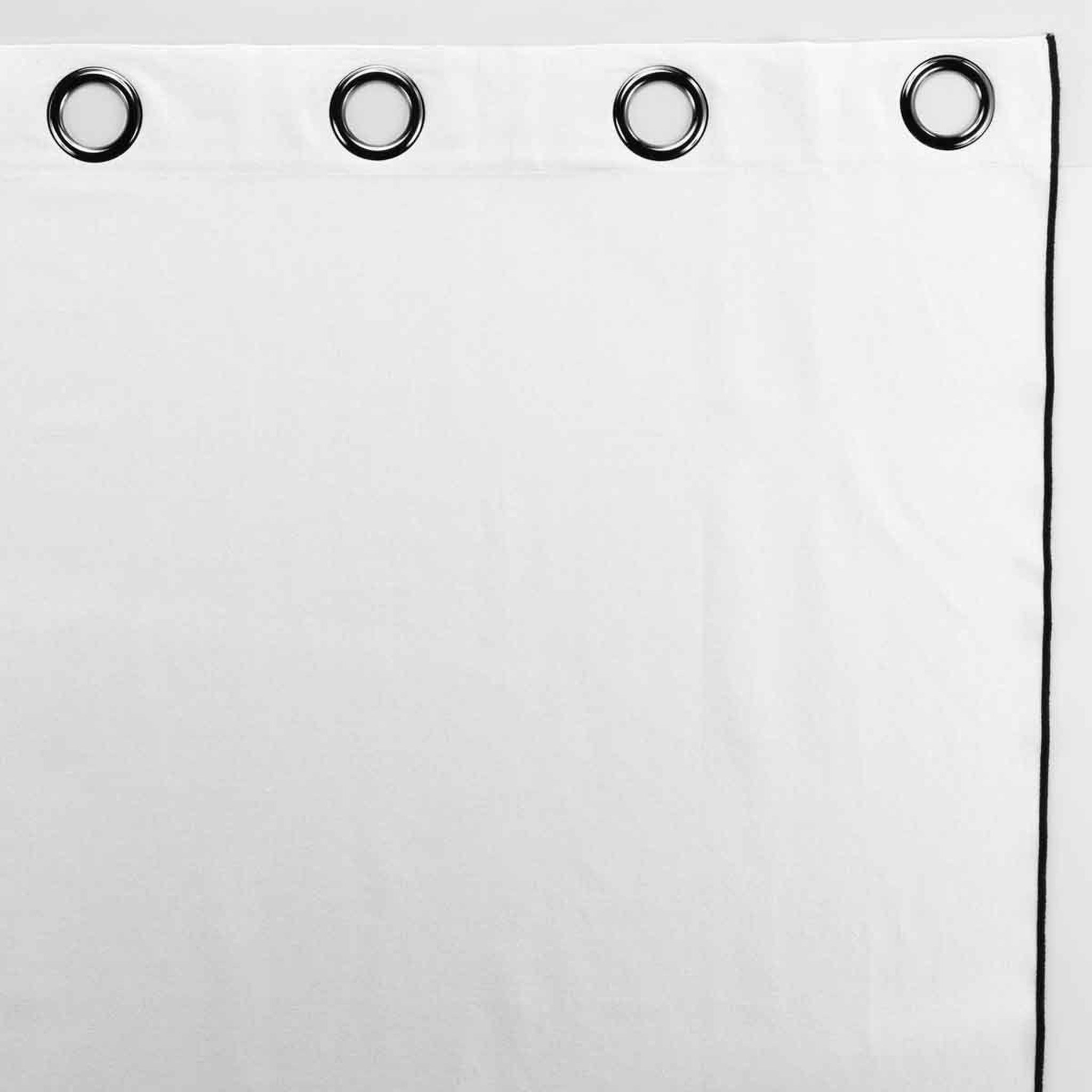 Voir la diapositive 3 : Douceur d'Intérieur Rideau à œillets  mistraline  140x240cm blanc