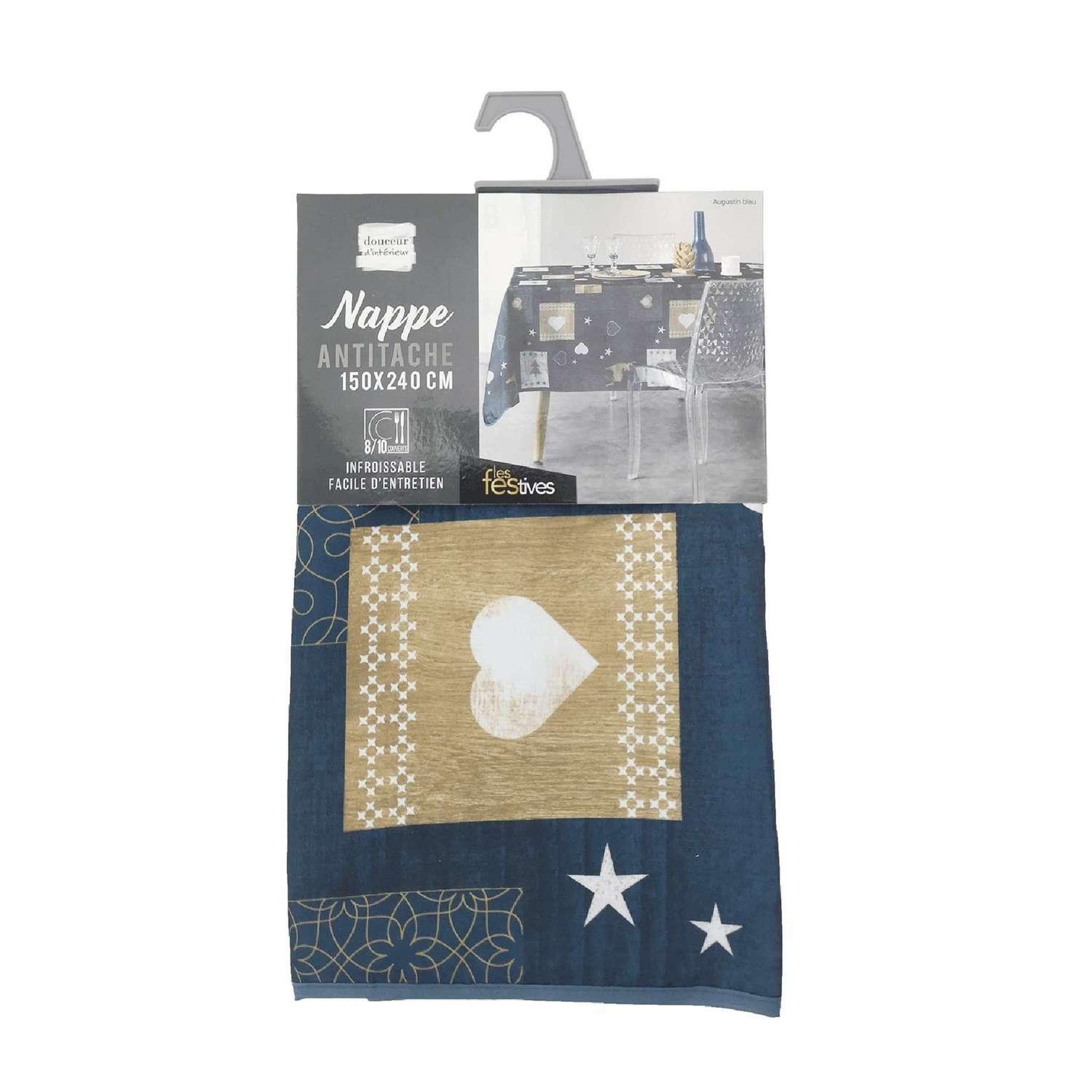 Voir la diapositive 4 : Douceur d'Intérieur Nappe rectangulaire antitache et infroissable