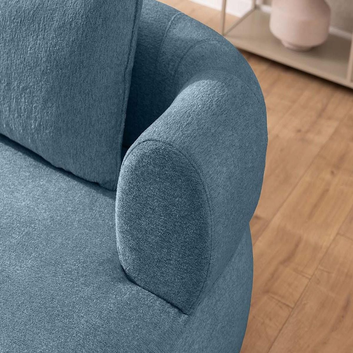 LISA DESIGN Angela - canapé d'angle droit 4 places en velours texturé