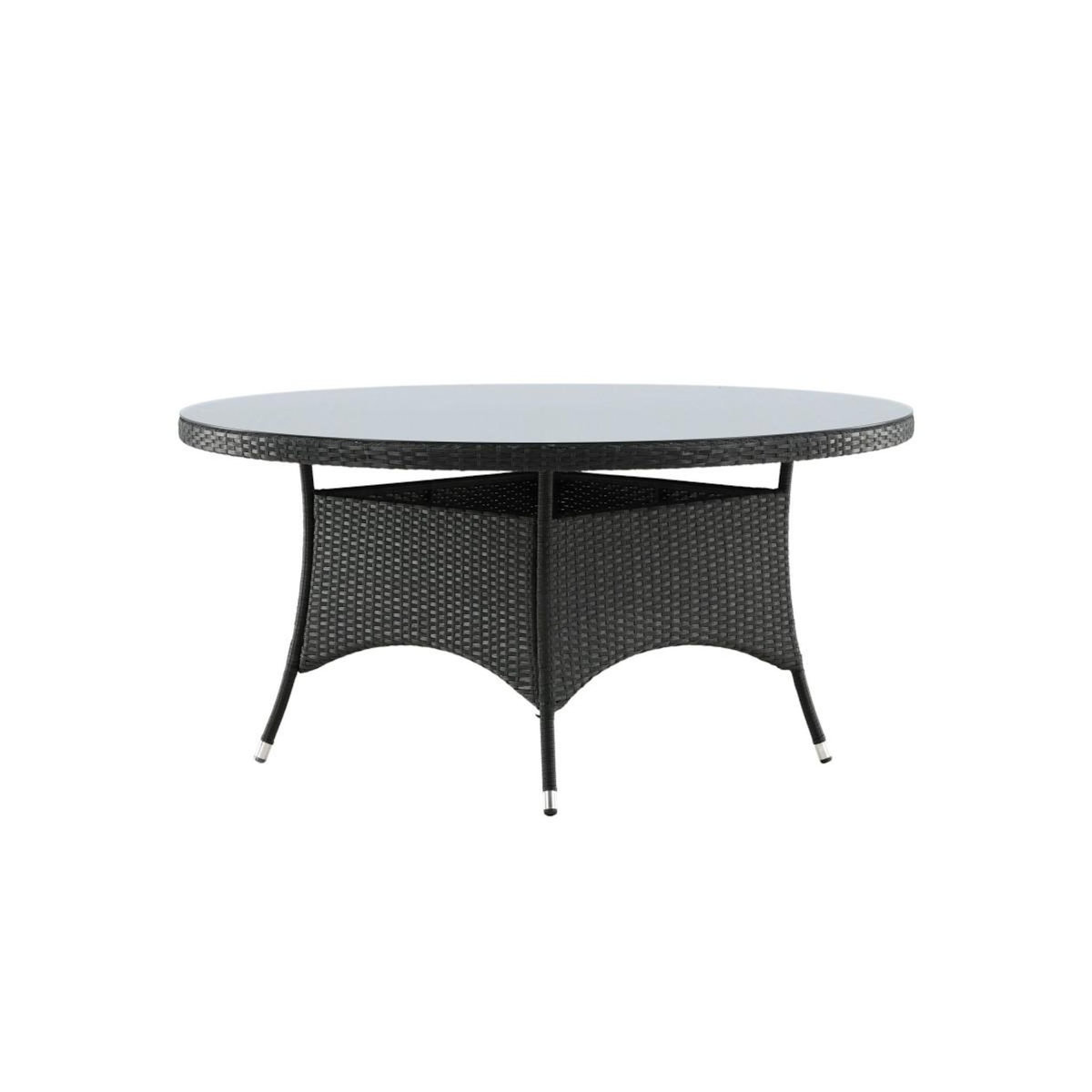 Paris Prix Table de Jardin Ronde  Volta  150cm Noir