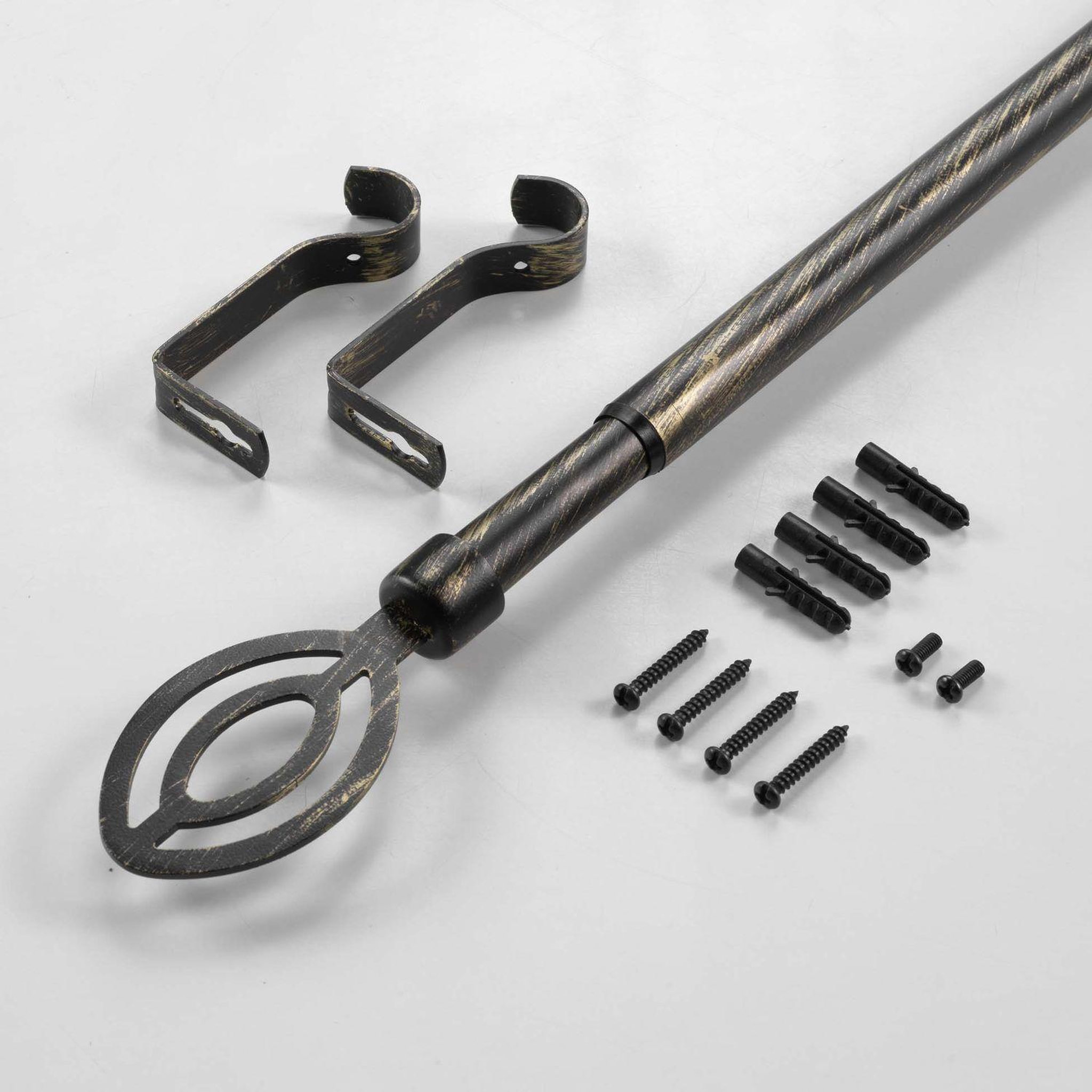 Voir la diapositive 3 : Douceur d'Intérieur Kit de tringle à rideaux extensible Ama
