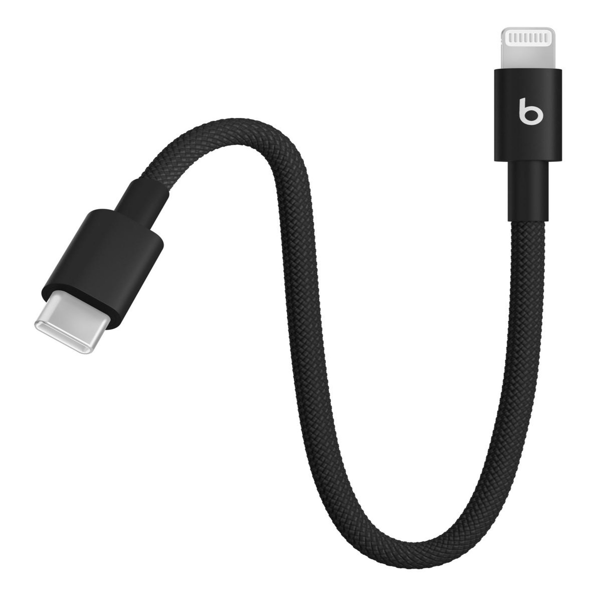 Voir la diapositive 3 : BEATS Câble de charge tissé court usb-c vers lightning 20 cm n