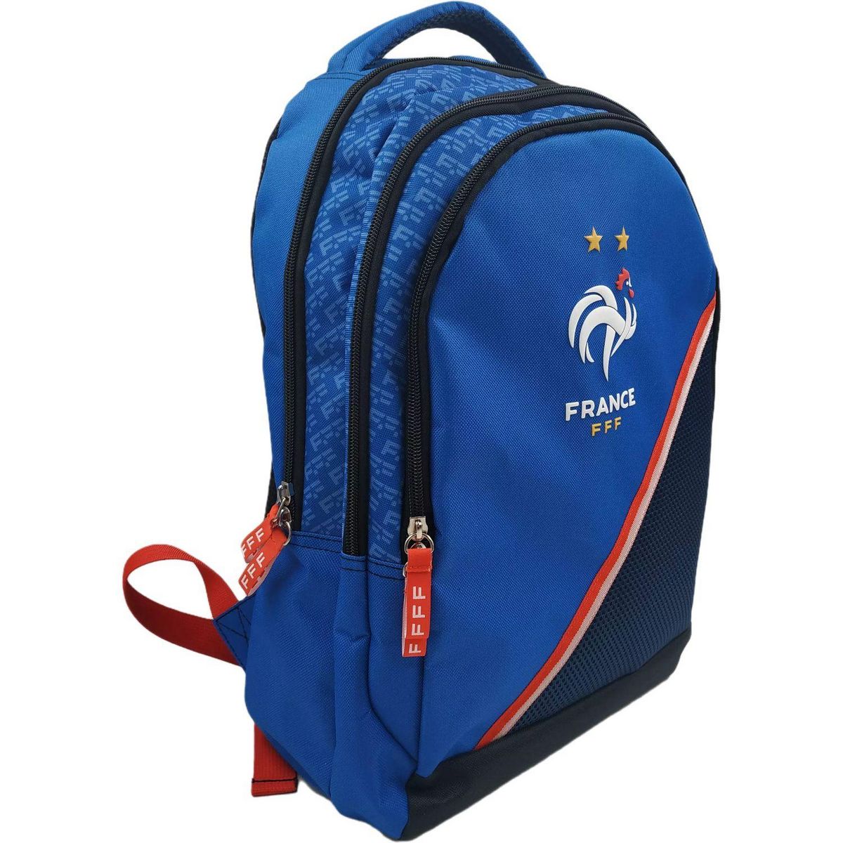 FFF Sac à dos 2 compartiments bleu