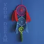 Rayher Kit DIY Attrape-rêves coloré (rouge, bleu, vert)