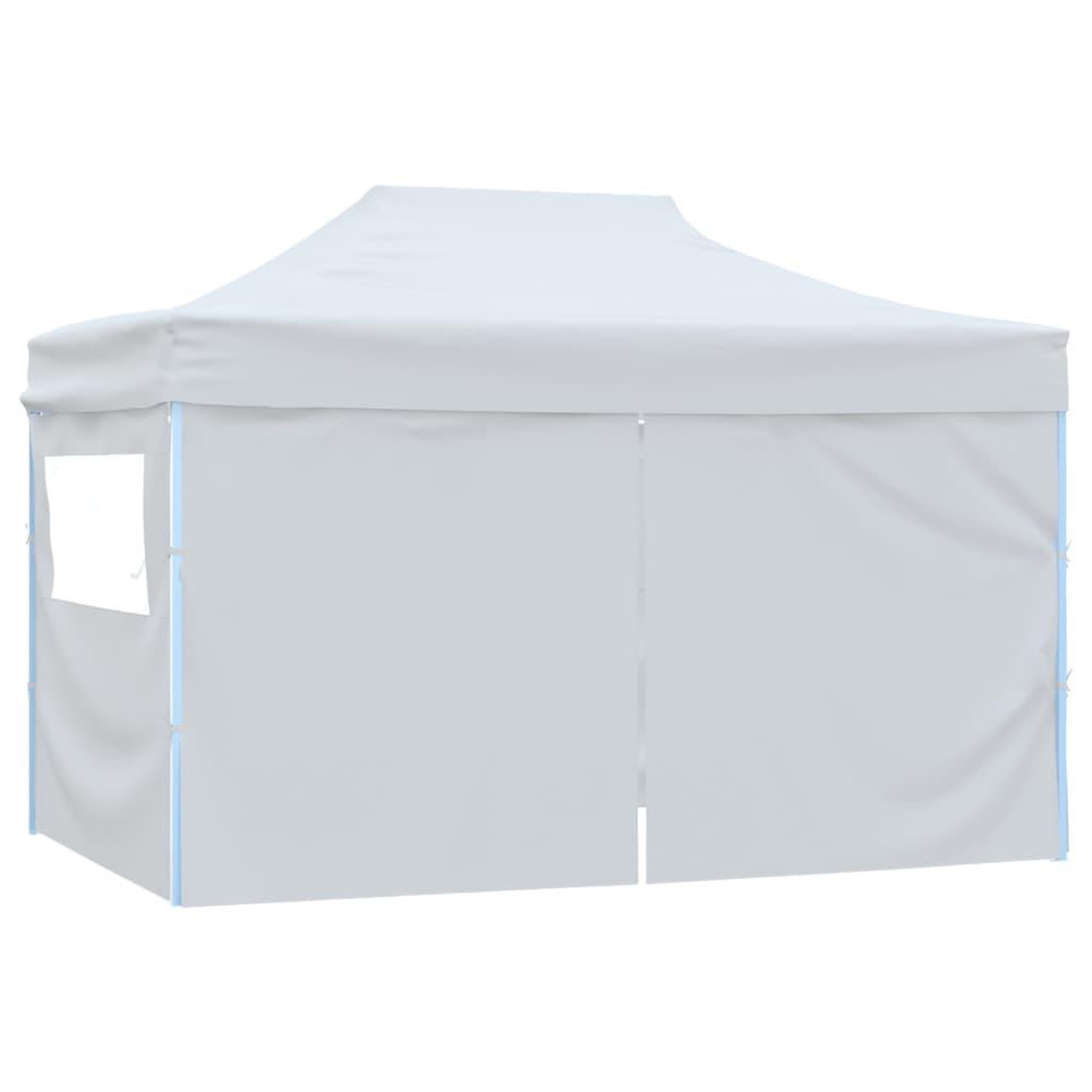 Voir la diapositive 4 : VIDAXL Tente pliable de reception avec 4 parois 3 x 4,5 m Blanc