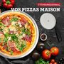 Voir la diapositive 2 : FM PROFESSIONAL Set de plaque à pizza et roulette FM Professionnal
