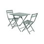 Voir la diapositive 4 : HESPERIDE Table de jardin carrée Greensboro 70 x 70 cm Olive - Hespéride