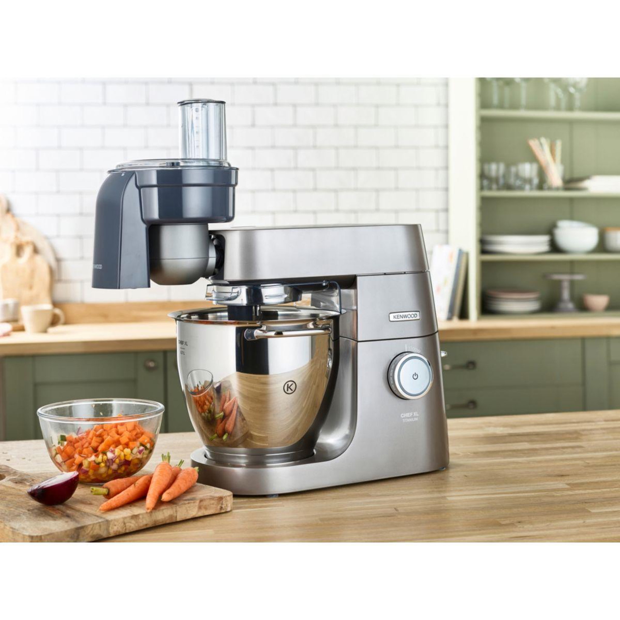 Voir la diapositive 4 : KENWOOD Découpe KAX400PL Accessoire à brunoise