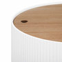 Voir la diapositive 3 : ATMOSPHERA Table Basse avec Coffre  Enola  55cm Blanc