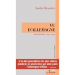 VU D'ALLEMAGNE. REPORTAGES 1931-1939, Beucler André