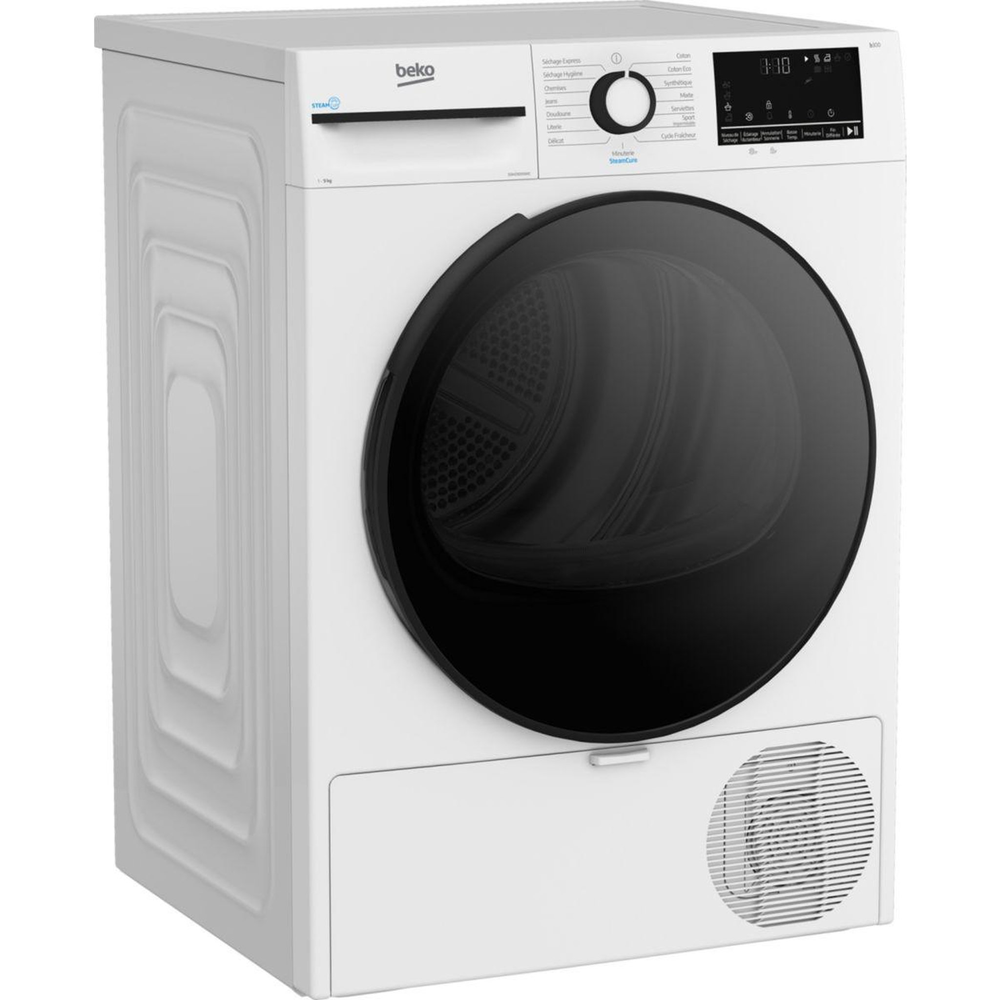 Voir la diapositive 4 : Beko Sèche linge pompe à chaleur d3h29d93wc