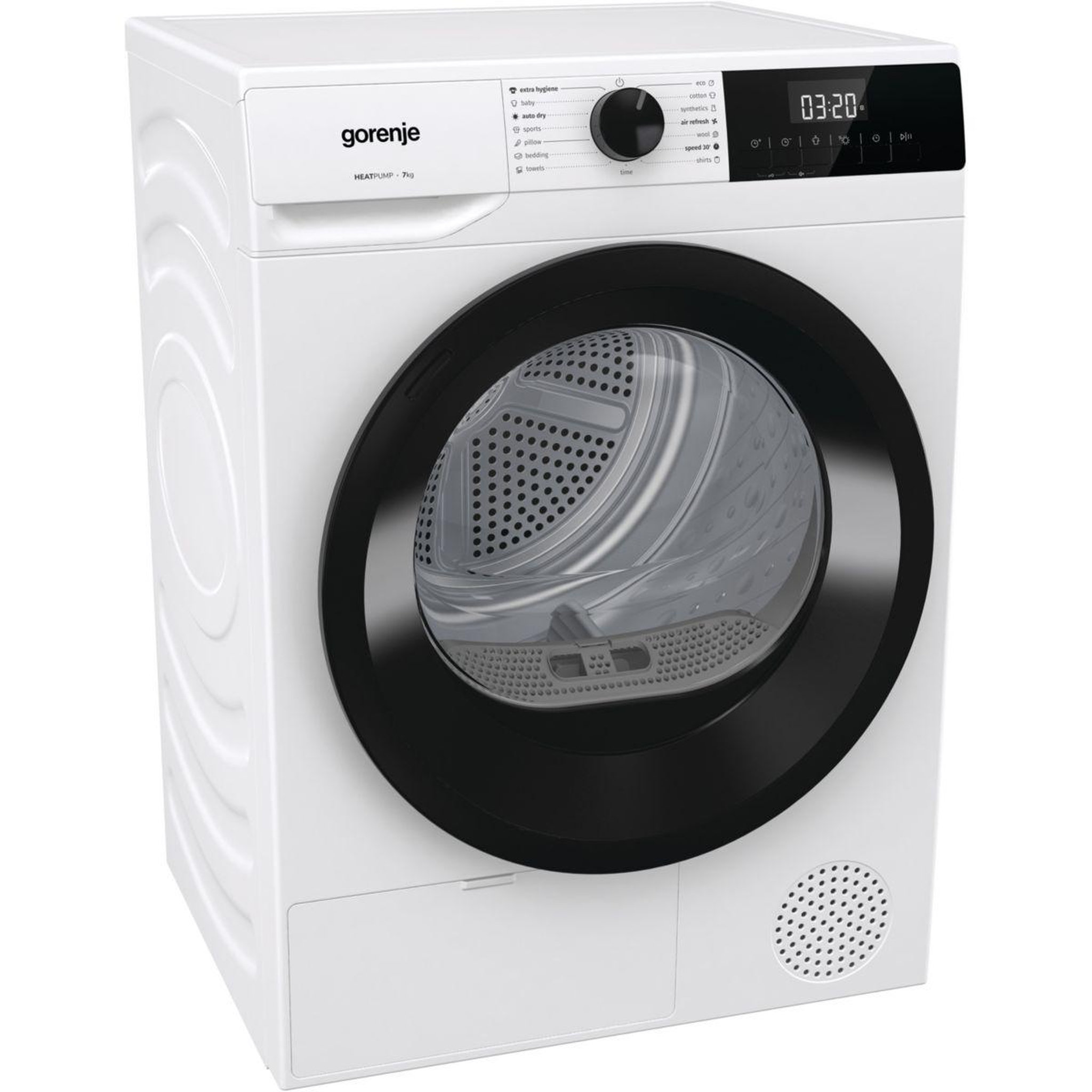 Voir la diapositive 2 : GORENJE Sèche linge pompe à chaleur d2hne7e